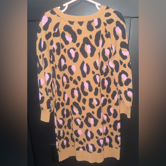 Amazon Essentials Other - Amazon Essentials Leopard Print Sweater - Tan and Pink